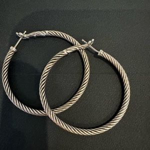 David Yurman Cable Hoop Earrings
